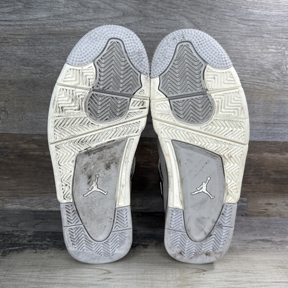 Jordan 4 Retro Frozen Moments Women's Sneakers Size 9.5 (Discoloration/Read) - Picture 16 of 16